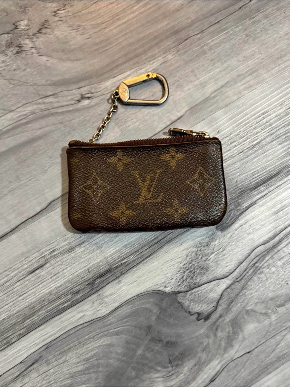 Louis Vuitton Monogram Canvas Key & Card Holder in Brown